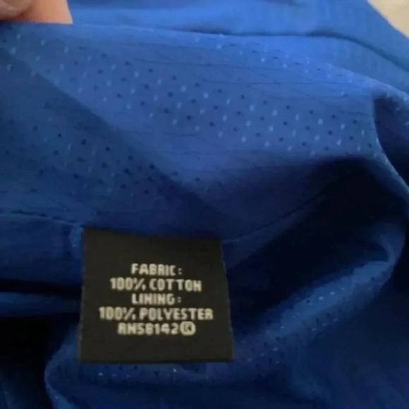 Peck & Peck jacket size 8 in blue tapestry - Picture 7 of 7